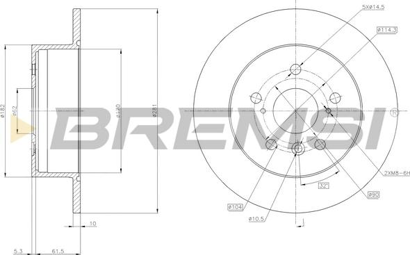 Bremsi CD7980S - Bremžu diski autospares.lv