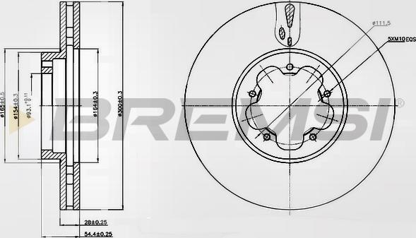 Bremsi CD7555V - Bremžu diski www.autospares.lv