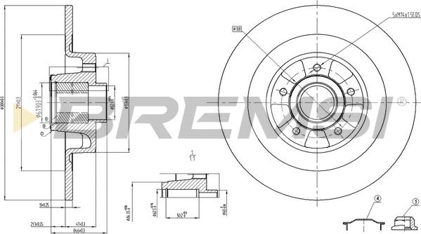 Bremsi CD7654S - Bremžu diski www.autospares.lv