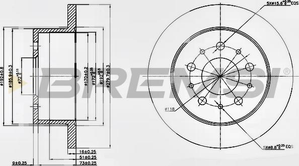 Bremsi CD7144S - Bremžu diski autospares.lv