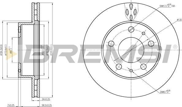 Bremsi CD7171V - Bremžu diski autospares.lv