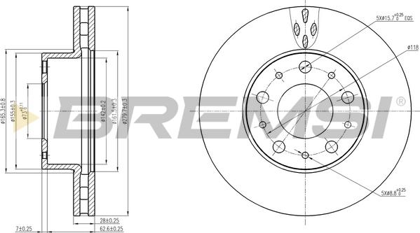 Bremsi CD7800V - Bremžu diski autospares.lv