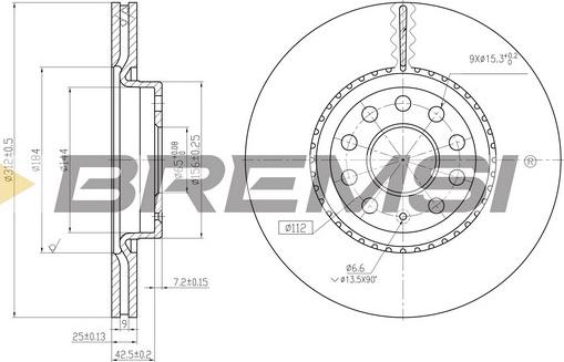 Bremsi CD7305V - Bremžu diski www.autospares.lv