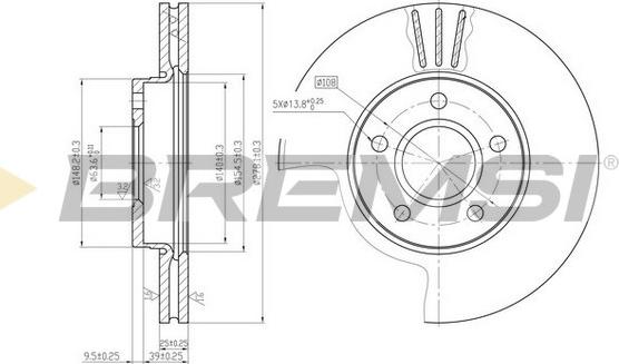 Bremsi CD7222V - Bremžu diski autospares.lv