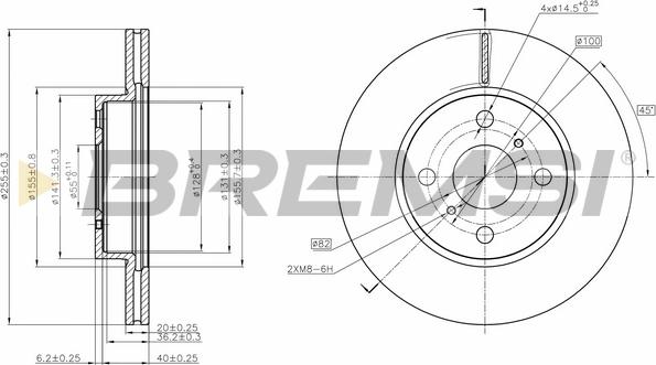 Bremsi CD7710V - Bremžu diski autospares.lv