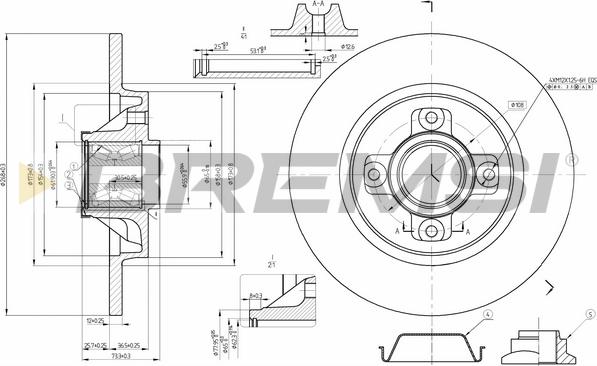 Bremsi CD7735S - Bremžu diski www.autospares.lv