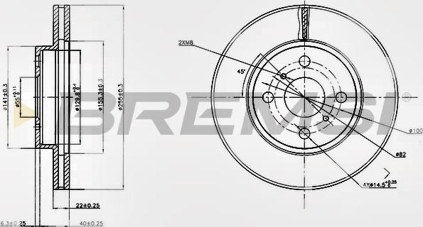 Bremsi CD7779V - Bremžu diski www.autospares.lv