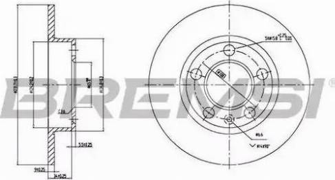 Bremsi DBA929S - Bremžu diski www.autospares.lv