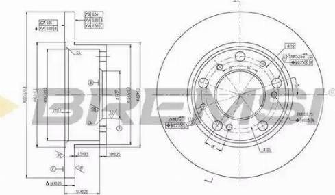 Bremsi DBA063S - Bremžu diski autospares.lv