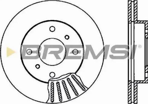 Bremsi DBA260V - Bremžu diski autospares.lv