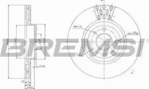 Bremsi DBA220V - Bremžu diski autospares.lv