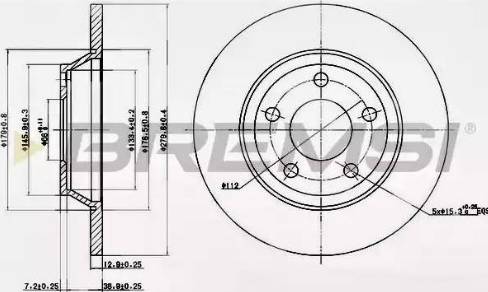 Bremsi DBA759S - Bremžu diski www.autospares.lv