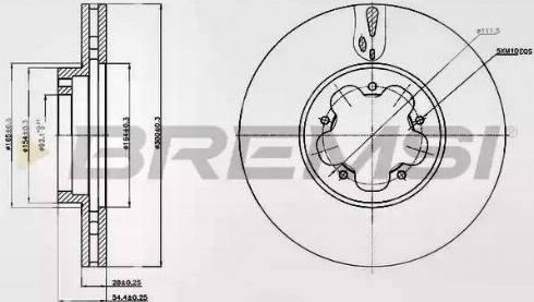 Bremsi DBB555V - Bremžu diski www.autospares.lv