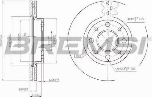 Bremsi DBB179V - Bremžu diski www.autospares.lv