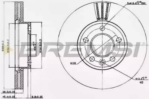 Bremsi DBB253V - Bremžu diski www.autospares.lv