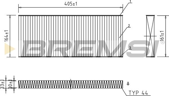 Bremsi FC0984C - Фильтр воздуха в салоне www.autospares.lv