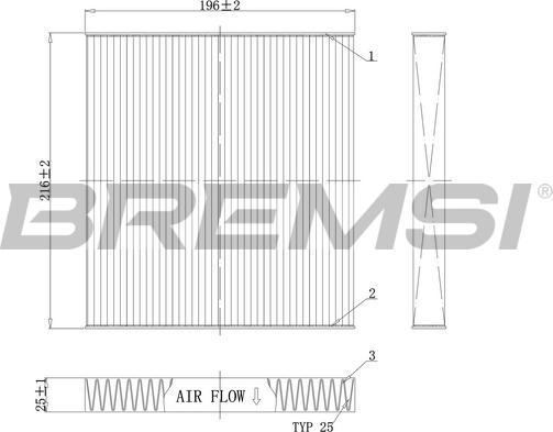 Bremsi FC0988C - Filtrs, Salona telpas gaiss autospares.lv