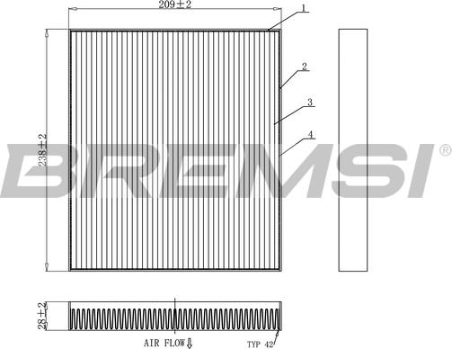 Bremsi FC0920 - Filtrs, Salona telpas gaiss www.autospares.lv