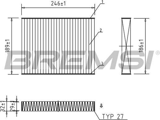 Bremsi FC0923A - Filtrs, Salona telpas gaiss autospares.lv