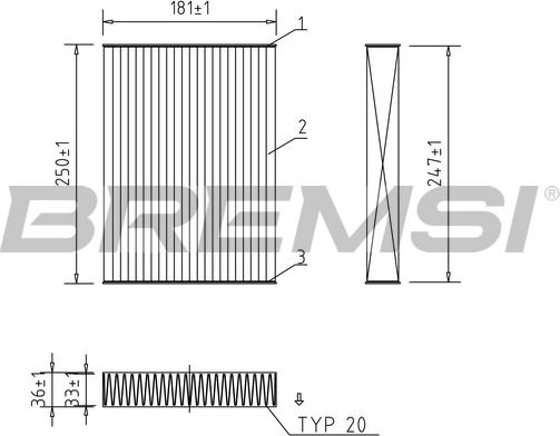 Bremsi FC0927C - Filtrs, Salona telpas gaiss www.autospares.lv