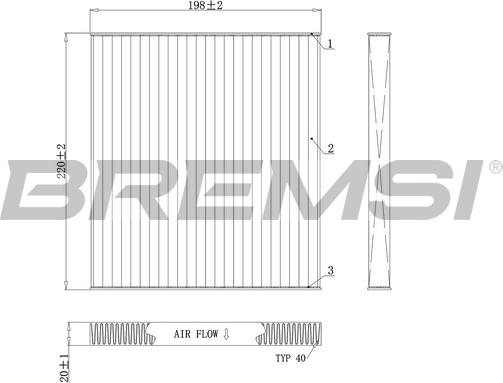 Bremsi FC0498 - Filtrs, Salona telpas gaiss www.autospares.lv