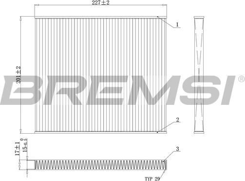 Bremsi FC0447A - Filtrs, Salona telpas gaiss www.autospares.lv