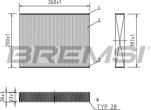 Bremsi FC0459A - Filtrs, Salona telpas gaiss www.autospares.lv