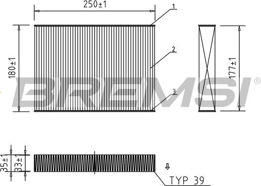 Bremsi FC0457 - Filtrs, Salona telpas gaiss www.autospares.lv