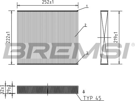 Bremsi FC0416 - Filter, interior air www.autospares.lv