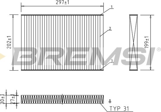 Bremsi FC0484C - Filtrs, Salona telpas gaiss www.autospares.lv