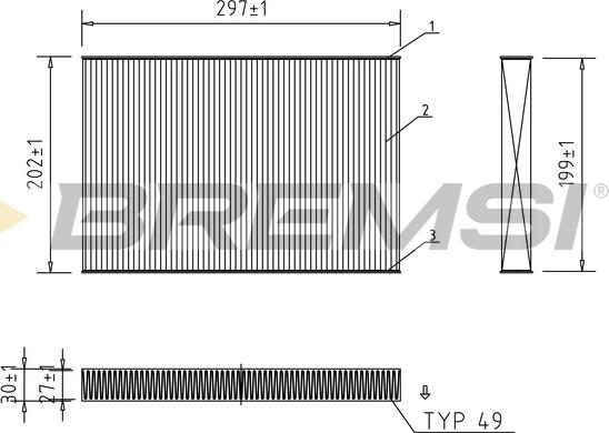 Bremsi FC0484 - Filtrs, Salona telpas gaiss autospares.lv