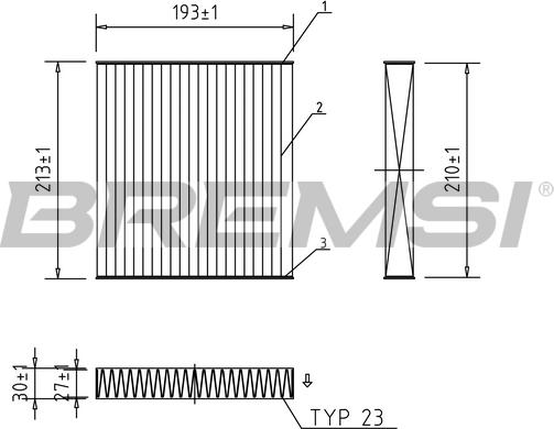 Bremsi FC0099A - Filtrs, Salona telpas gaiss www.autospares.lv