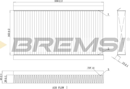 Bremsi FC0090A - Filtrs, Salona telpas gaiss www.autospares.lv