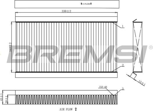 Bremsi FC0090 - Filtrs, Salona telpas gaiss autospares.lv