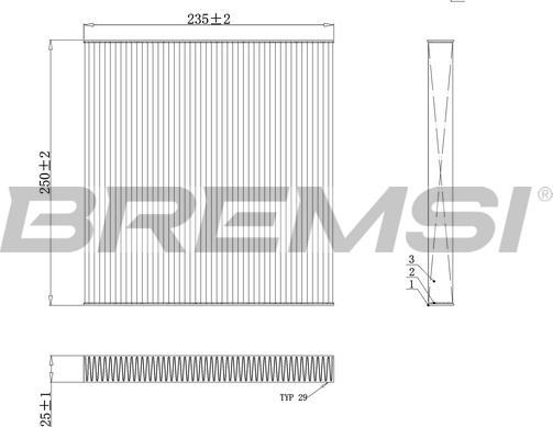 Bremsi FC0082C - Filtrs, Salona telpas gaiss autospares.lv