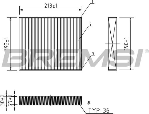 Bremsi FC0075 - Filtrs, Salona telpas gaiss www.autospares.lv