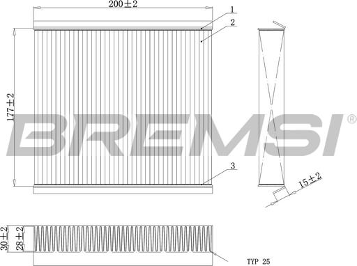 Bremsi FC0167C - Filter, interior air www.autospares.lv