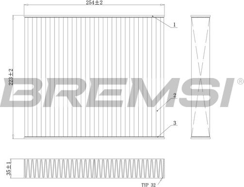 Bremsi FC0103C - Filtrs, Salona telpas gaiss autospares.lv