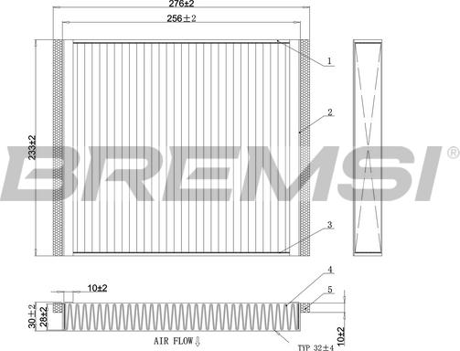 Bremsi FC0107A - Filtrs, Salona telpas gaiss autospares.lv