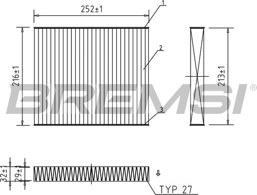 Bremsi FC0183A - Filtrs, Salona telpas gaiss autospares.lv