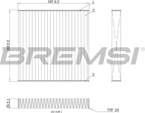 Bremsi FC0892C - Filtrs, Salona telpas gaiss autospares.lv