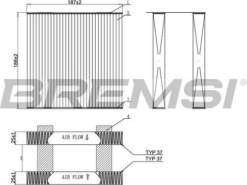 Bremsi FC0892 - Filtrs, Salona telpas gaiss autospares.lv