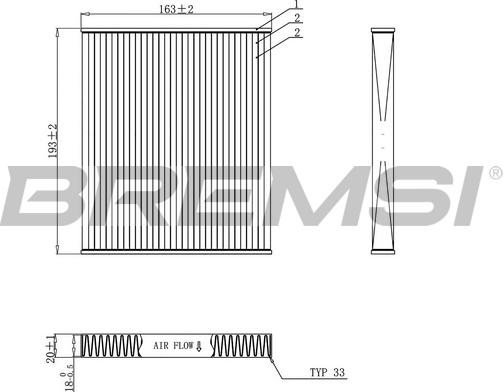 Bremsi FC0887 - Filtrs, Salona telpas gaiss www.autospares.lv