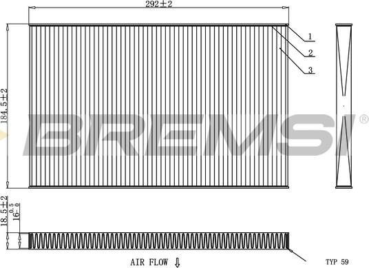 Bremsi FC1404 - Filtrs, Salona telpas gaiss autospares.lv