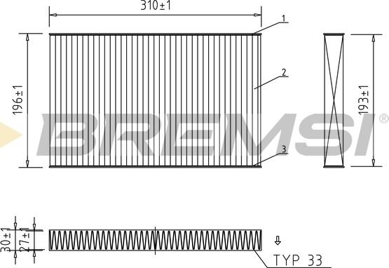 Bremsi FC1549C - Filtrs, Salona telpas gaiss www.autospares.lv