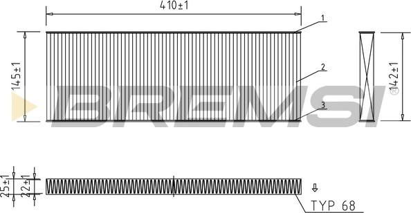 Bremsi FC1545 - Filtrs, Salona telpas gaiss www.autospares.lv