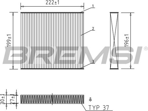 Bremsi FC1563 - Filtrs, Salona telpas gaiss autospares.lv