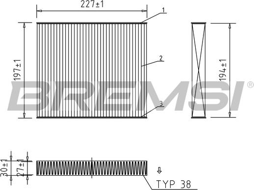 Bremsi FC1526 - Filtrs, Salona telpas gaiss autospares.lv