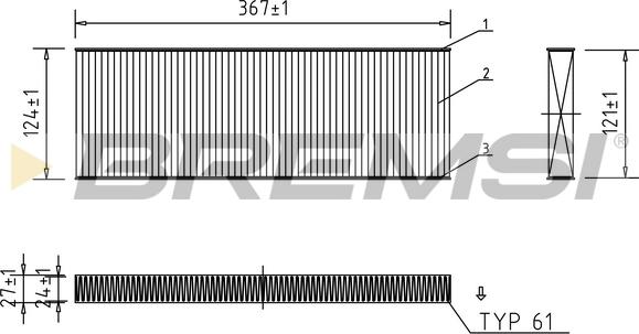 Bremsi FC1339 - Filtrs, Salona telpas gaiss www.autospares.lv