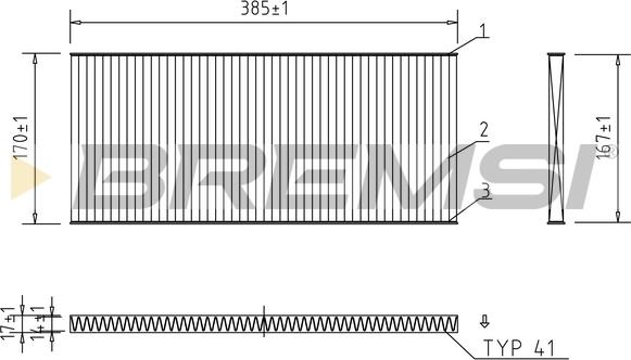 Bremsi FC1330C - Filtrs, Salona telpas gaiss www.autospares.lv